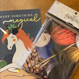 Notecards and notebook